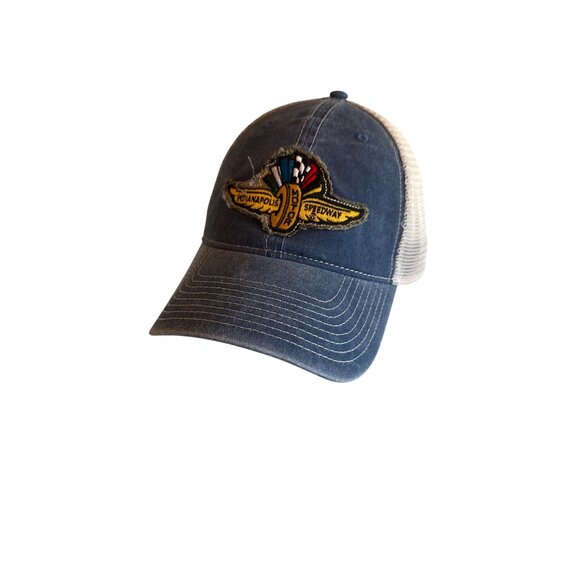 Indianapolis Speedway Trucker Hat Camo Brim Mesh Back Adjustable - Picture 1 of 6